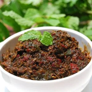 Pudina mirchi pickle